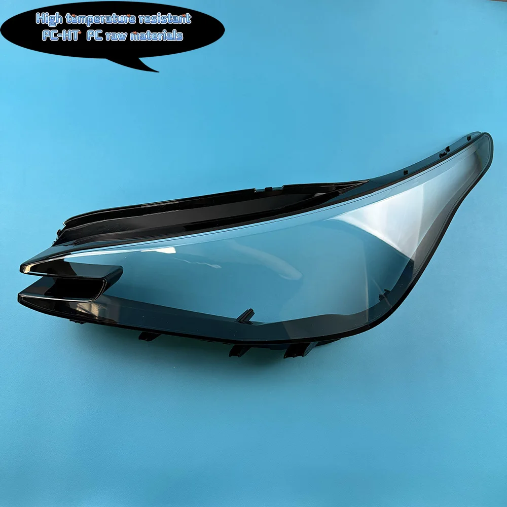 ل Volkswagen VW ID.4 X 2021 2022 كشافات غطاء قناع شفاف المصباح قذيفة شبكي استبدال العدسة الأصلية #2