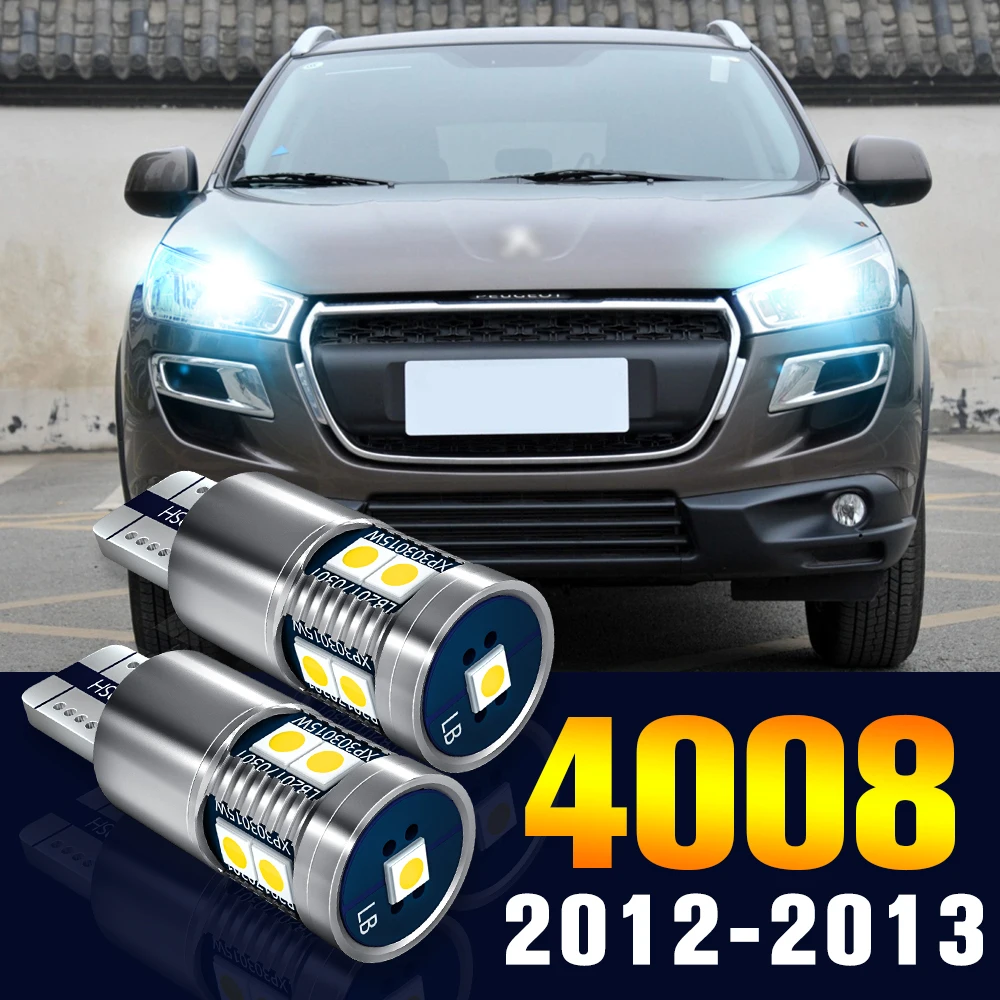 

2pcs LED Clearance Light Bulb Parking Lamp For Peugeot 4008 2012-2013 Accessories