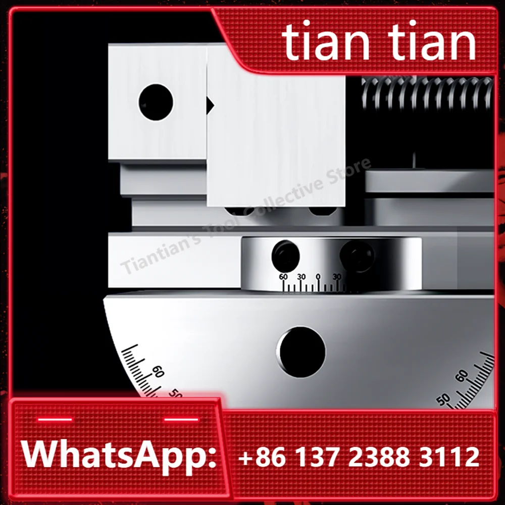 Universal Flat Jaw Precision Vise, Rotating vise，size 2 to 3 inches, 360° Rotation Adjustable angle, Vertical tilt up to 50°