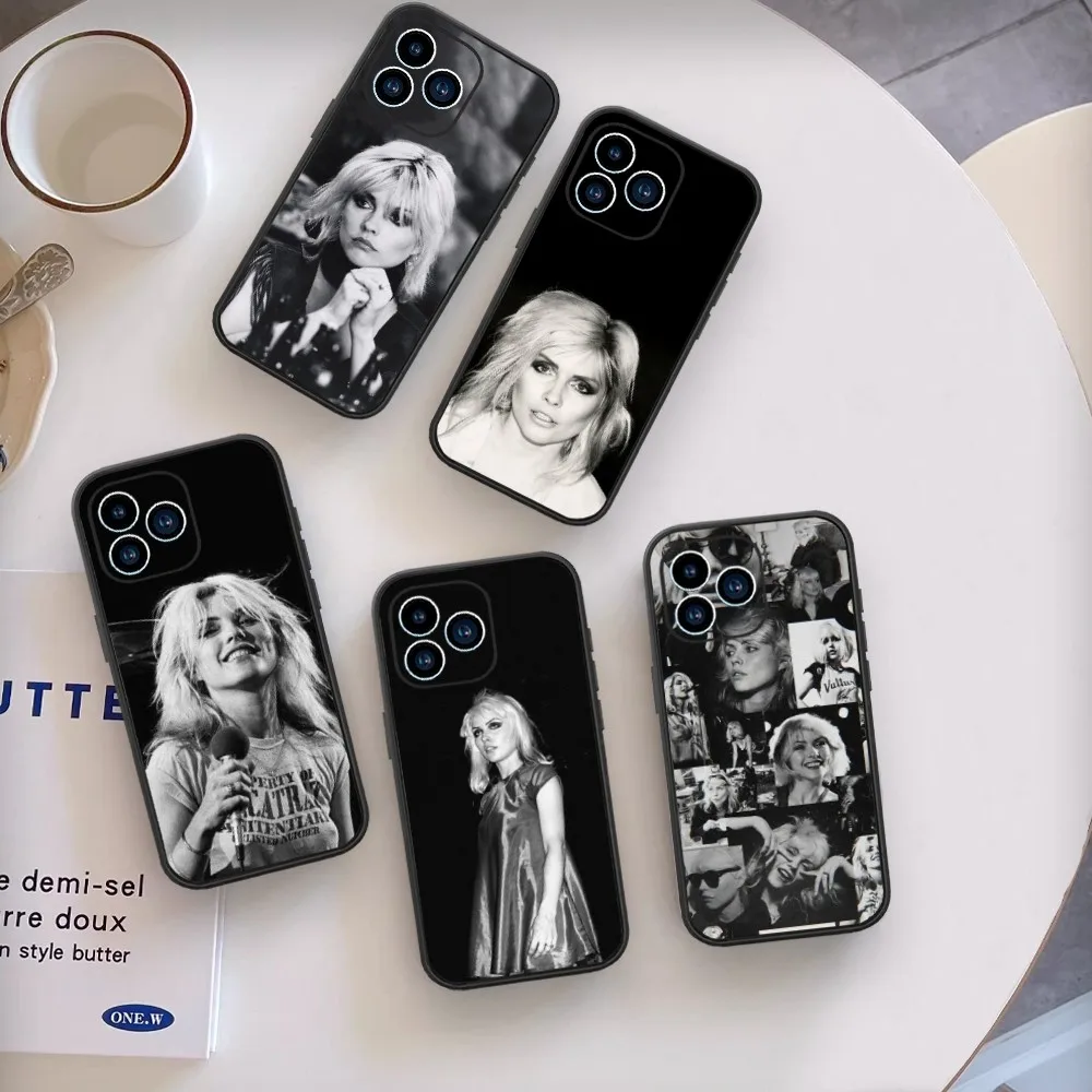 D-Deborah Гарри чехол для телефона iPhone 13 14 15 11 12 X XS Mini Pro Max черный чехол