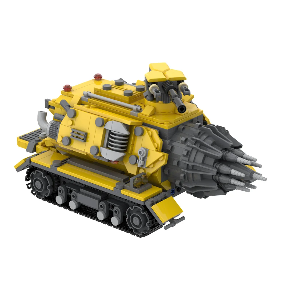 MOC Popular Game Deep Rock Galactic Drilling Machine Building Blocks Model Game Mining Drills Bricks Assembly Toys Kids Gifts