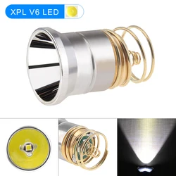 LED 손전등 전구 XPL V6 부드러운 P60 드롭인 램프, Surefire 6P C2 D2 G2 Z2/501B 502B 에 적합, 26.5mm, 3-8.4V