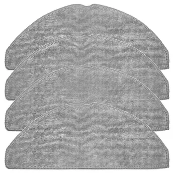 4 Pack Dweildoeken Vervangend Onderdeel Voor Eufy L60 Robotstofzuiger, Microfiber Dweil Pad Wasbare Dweildoeken Accessoires