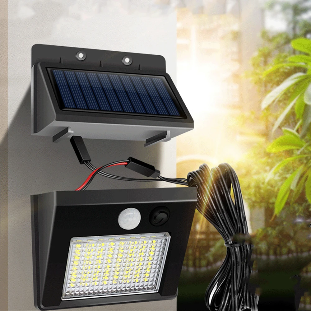 

PIR Motion Sensor Wall Light Solar Porch Lamp Human Body Induction Wall Lamp Outdoor Fence Light Waterproof Street Light
