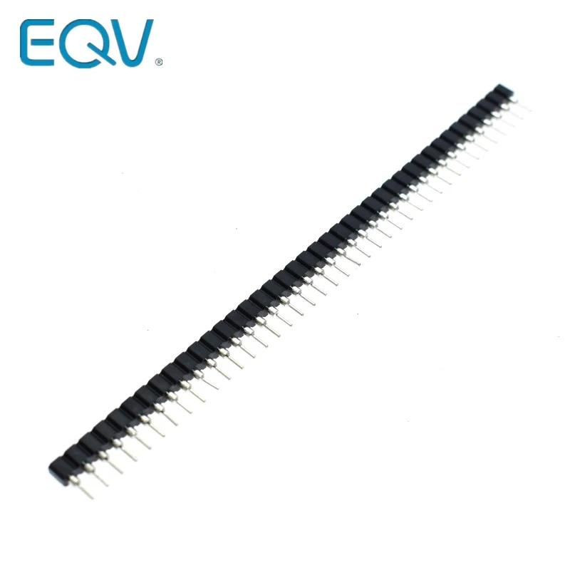 10PCS 2.54mm Pin Header Female Single Row 40 Pin 2.54mm Round Pin Connector 1x40 EQV