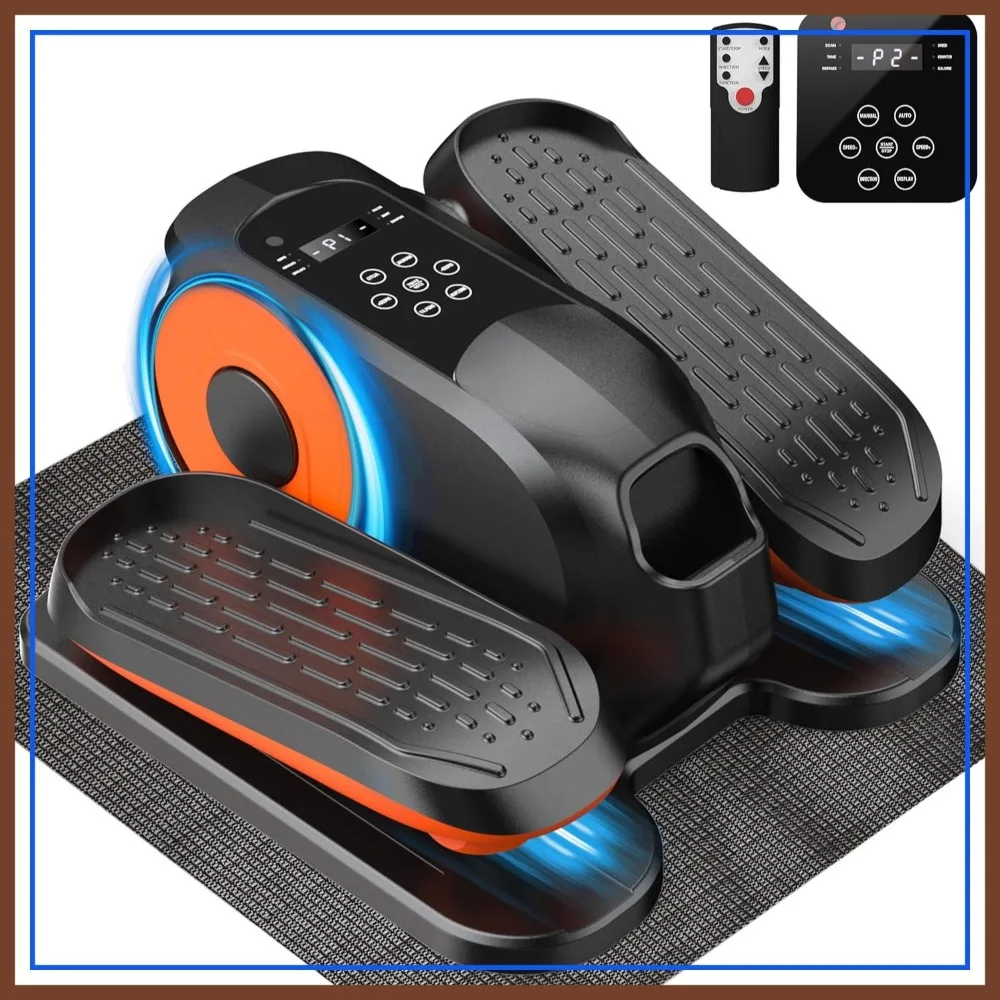 

Mini Under Desk Elliptical, Low Impact Electric Leg Exerciser with Non-Slip Mat, Quiet Portable for Home Office