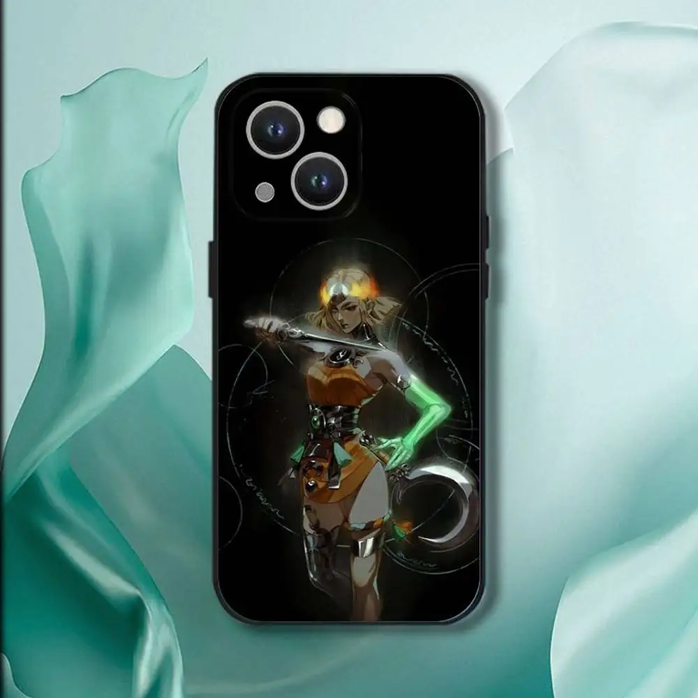 เคสโทรศัพท์ลายเกม H-Hades 2 Melinoe สำหรับ iPhone 16,15,14,13,12,11,Pro,XS,Max,XR,Plus,E,SE4,Mini สีดำแบบนิ่ม