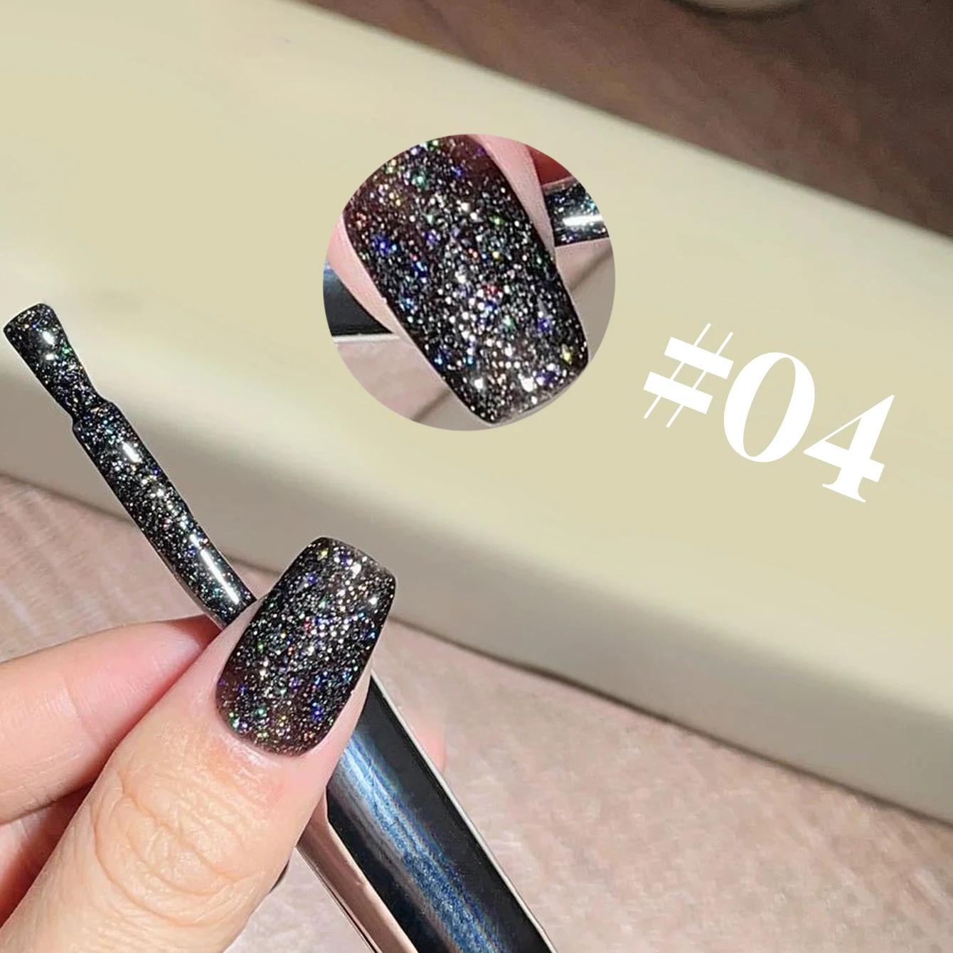 12ML 2025 New Arrival 12-Color Glitter Gel Nail Polish Set Sparkling Shimmer Diamond Sequins for Nail Art Long-lasting Shine