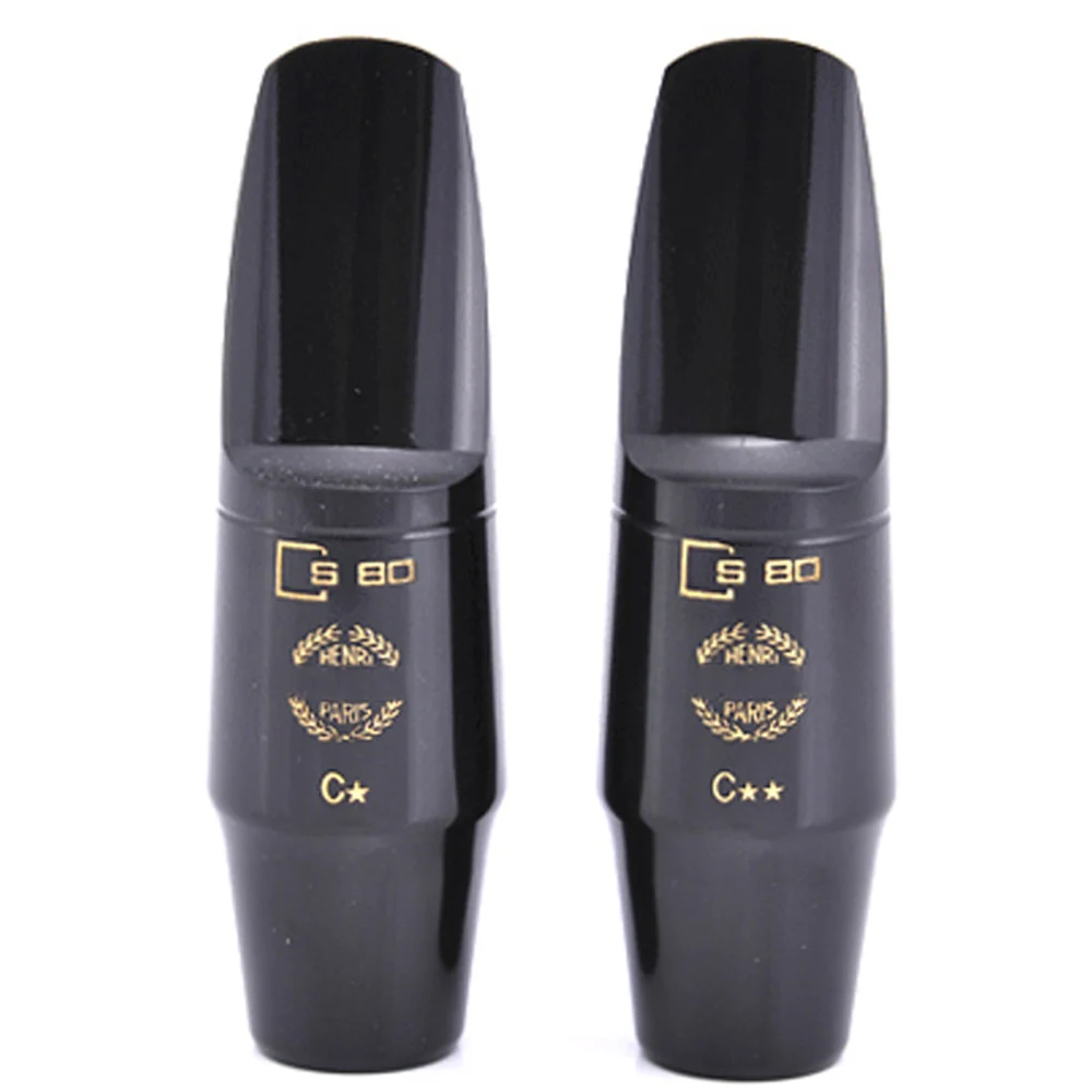 Brand New Professional Tenor Soprano Alto Saxophone Bakelite Mouthpiece S80 Sax Mouthpiece Accessory Number C* C** D E F