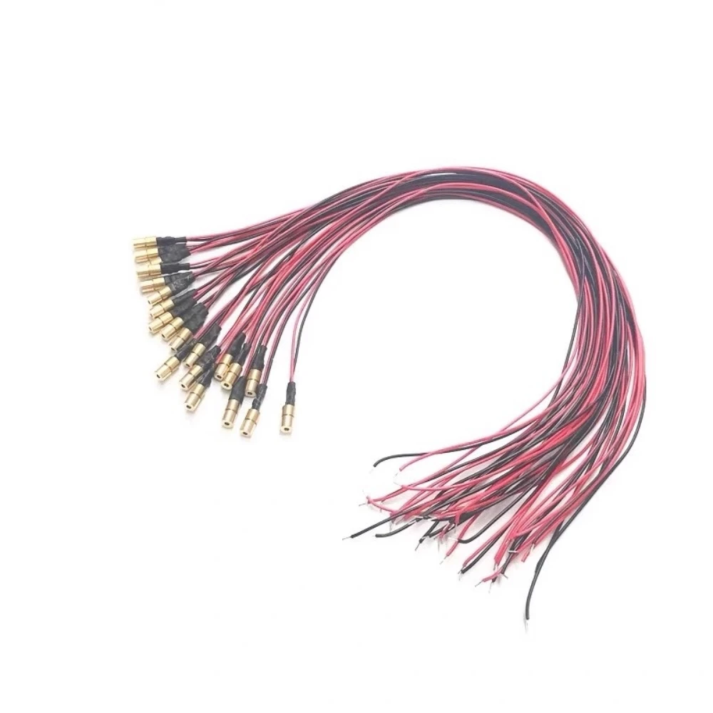 رائجة البيع وحدة الليزر الضوء الأحمر البصر 4 مللي متر قطر 1 ميجا واط 5 ميجا واط 650nm ريد دوت النحاس رئيس الصناعية الصف 3 فولت 5 فولت APC سائق