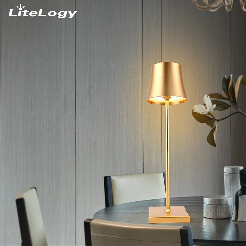 

Touch Sensor Usb Rechargeable Table Lamp IP54 Waterproof Restaurant Cordless Table Lamp Hotel Bar Home Decor Desk Lamp