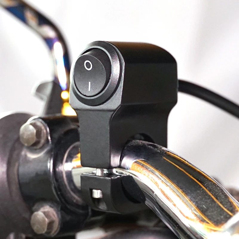 Motorrad Lenker Scheinwerfer Ein/Aus-Schalter Scheinwerfer Stopps ignal Schalter Konverter Blinker Kippschalter Controller-Taste