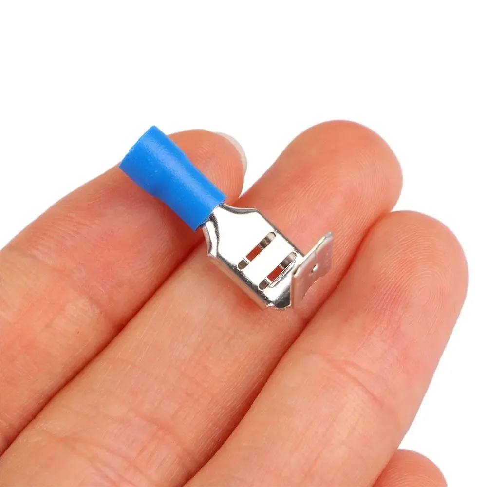 50/100 قطعة معزول شبه معزول أصبع الظهر المجرف موصلات قطع الاتصال السريع بعقب لصق أصبع تشكيلة مجموعة موصل