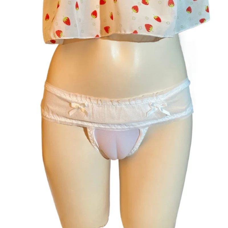 

Tucking Hiding Gaff Panties Men Sissy Lingerie Ruffle Skirted Shaping Brief Transgender Underwear MTF Crossdressing Nightwear