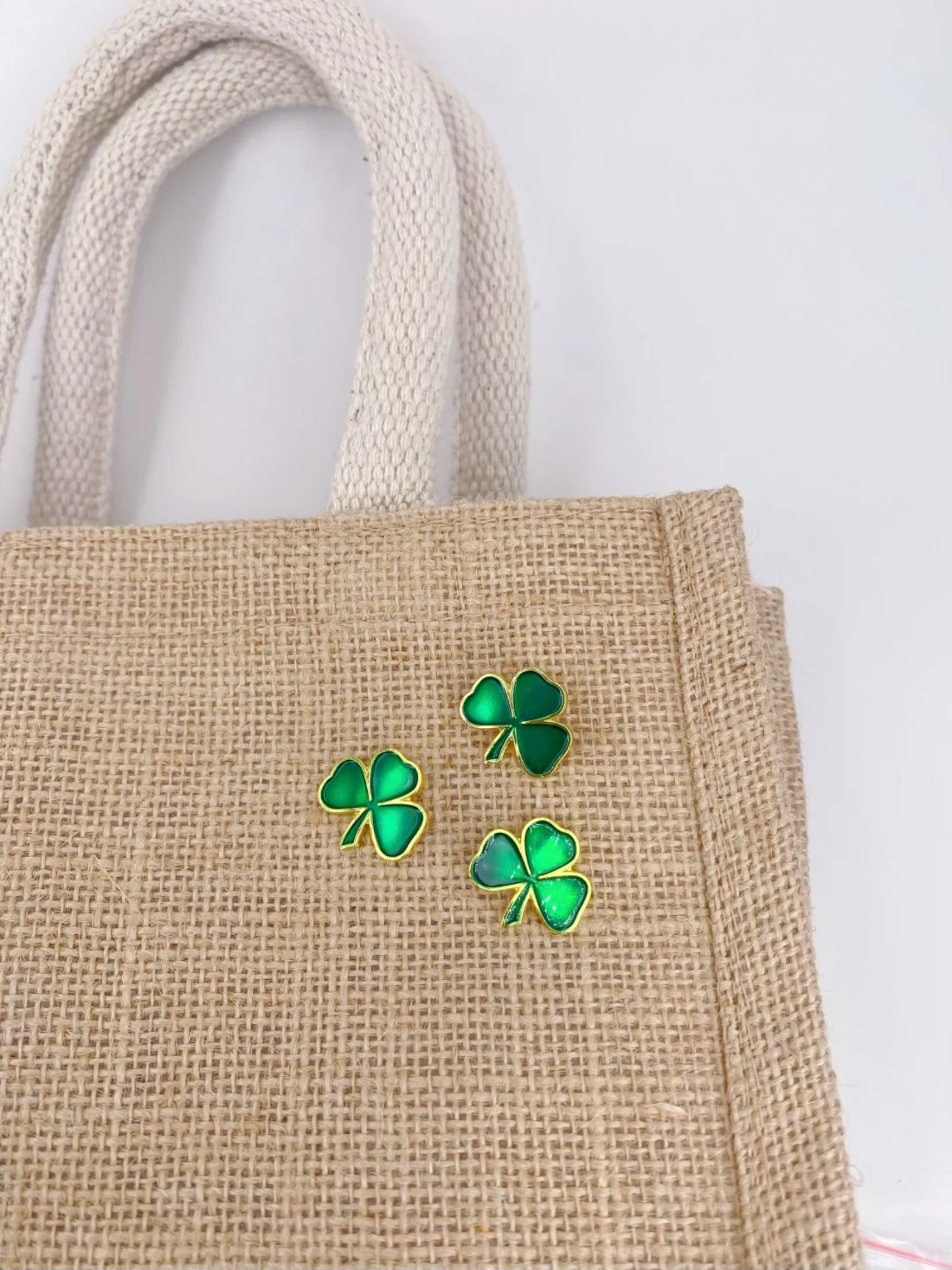 5/10/50/100 قطعة عيد القديس باتريك البرسيم شامروك دبوس البرسيم دبابيس عيد باتريك تفضل ثلاث أوراق دبابيس هدايا العيد الأيرلندية #5