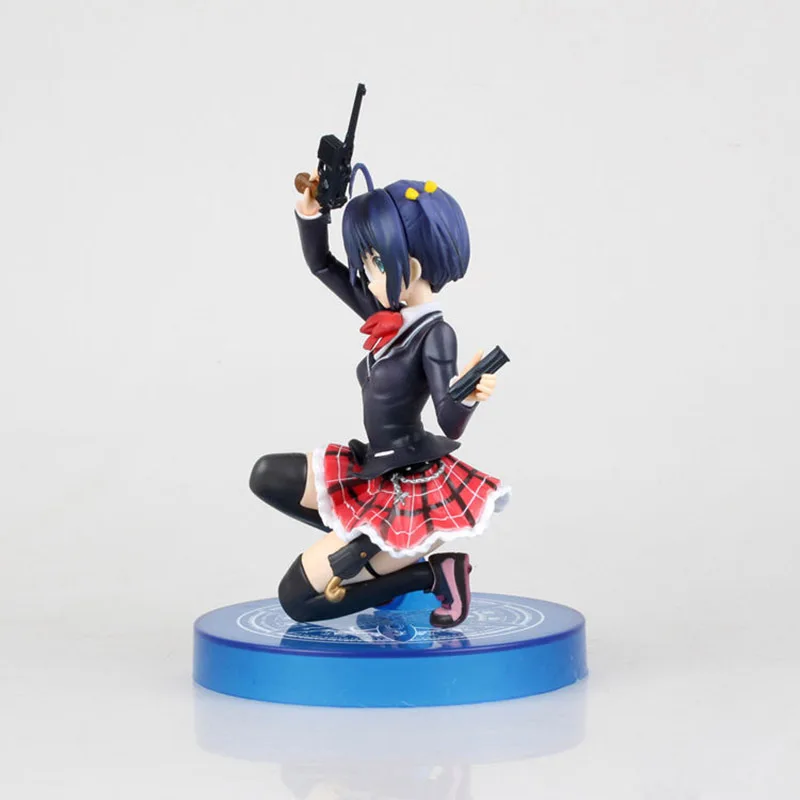 Figura de Anime Takanashi Rikka, Chuunibyou, Koi Ga Shitai, 15cm Figura DE ACCIÓN DE Eil Eye kka Takanashi, juguetes modelo arrodillados