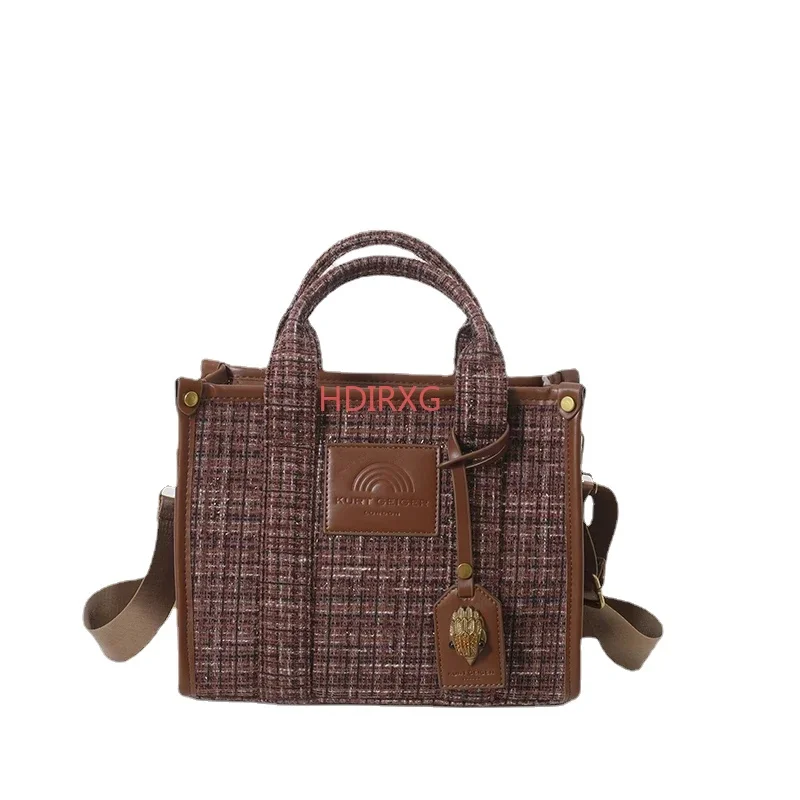 

Новая сумка 2024, новая сумка с головой орла, Высококачественная шерстяная сумка-тоут, женская дизайнерская сумка через плечо, сумки