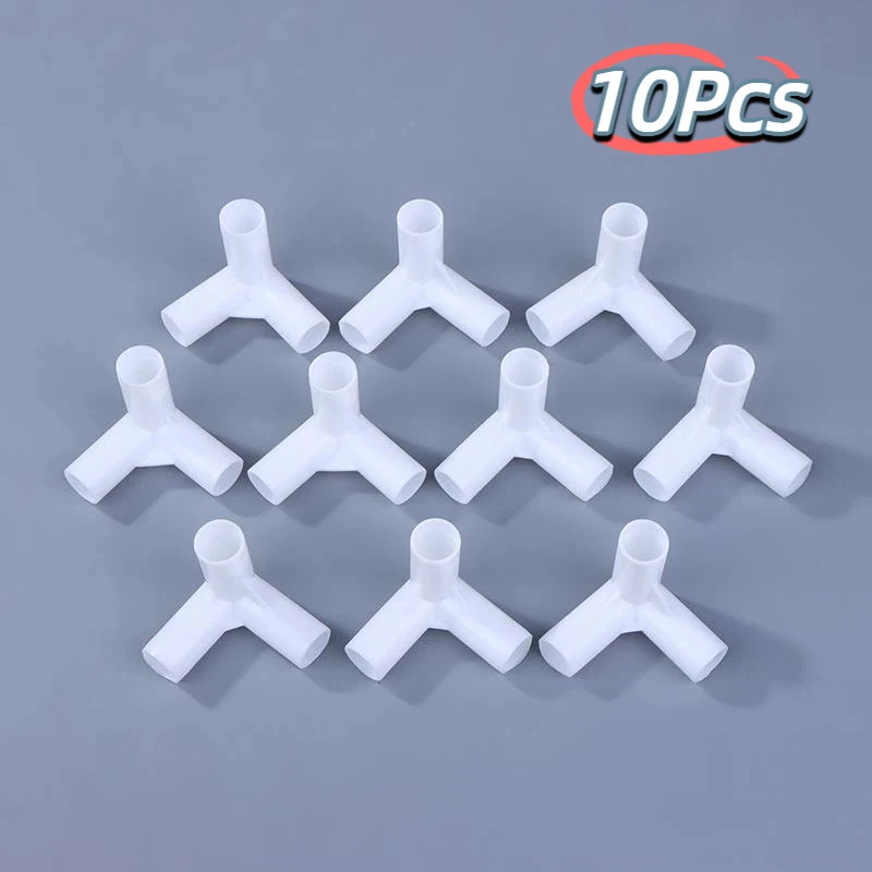 

10 шт. 12 мм пластиковый белый соединитель для труб DIY полка палатка фиксированный шарнир фитинг тройник четырехсторонний прямой локоть крючок для гардероба шарнир