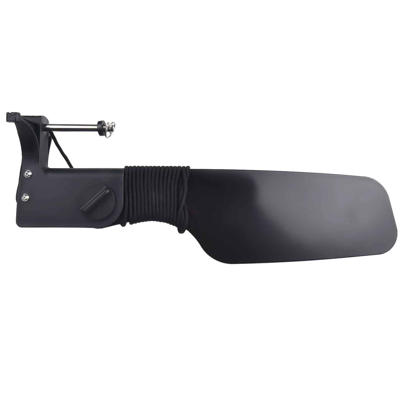 Boat Rudder for Kayak Canoe with Pulley Fishing Boat Steering Control Nylon Big Tail Rudder for Watercraft Use