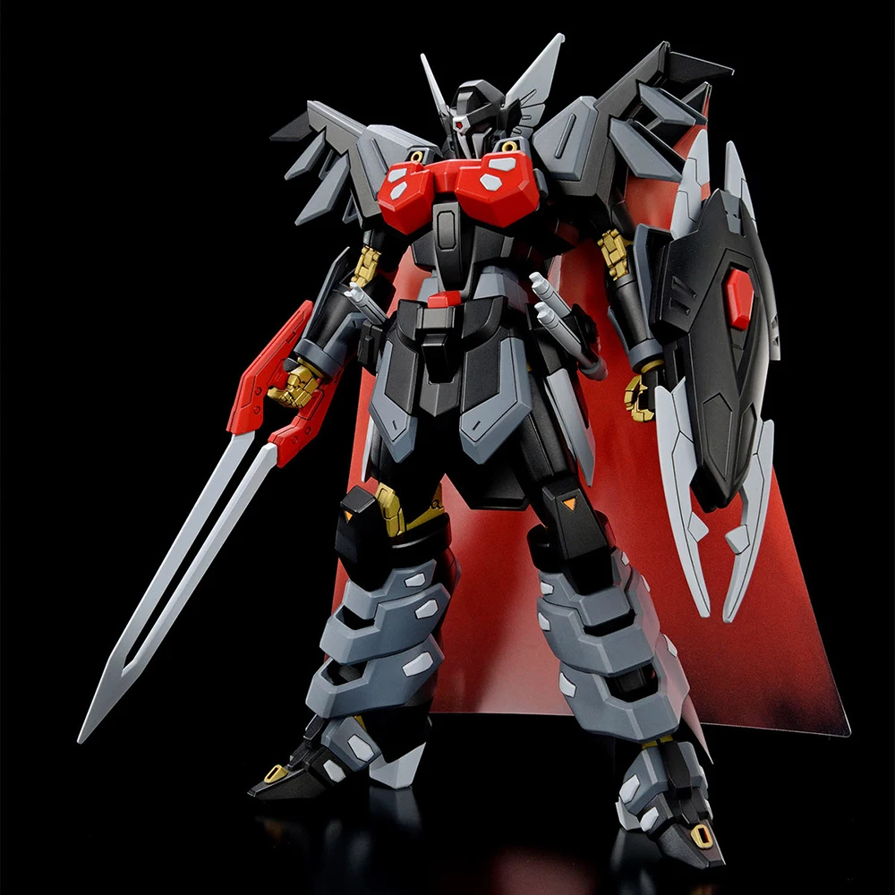 [En Stock] Original BANDAI Gundam HG 1/144 Black Knight Squad Shi-ve.A figurine de dessin animé à collectionner modèle Kit jouets d'ornement