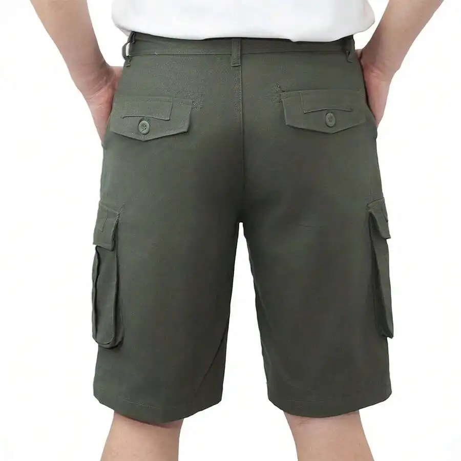 

Men Casual Cotton Cargo Shorts Outdoor Hiking Workwear