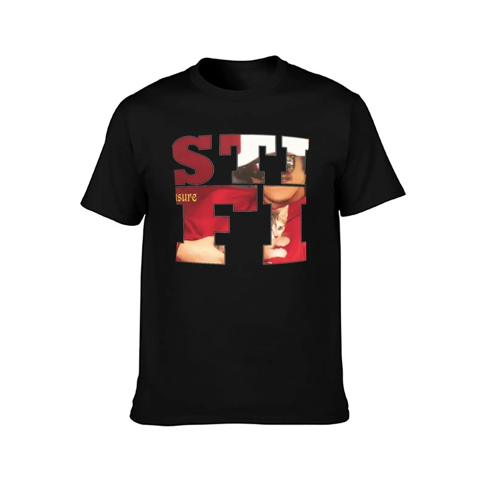 Sticky Fingers Album T-Shirt, Summer Casual Cotton Tee, Oversized Streetwear Tops, Vintage Graphic Print, Loose Fit Short Sleeve