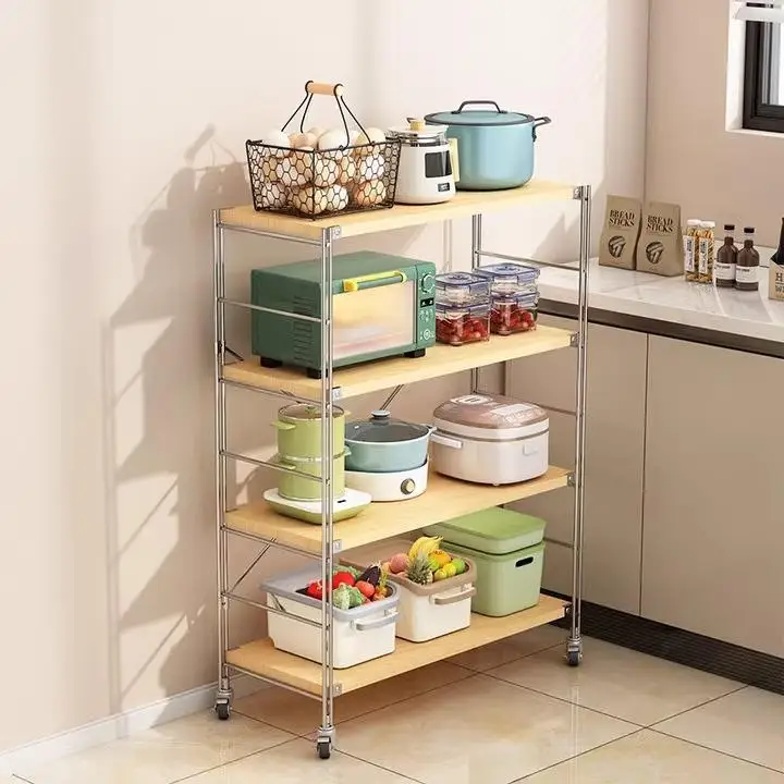 

Floor rack Multi-layer storage Bedroom Kitchen storage rack Living room storage rack