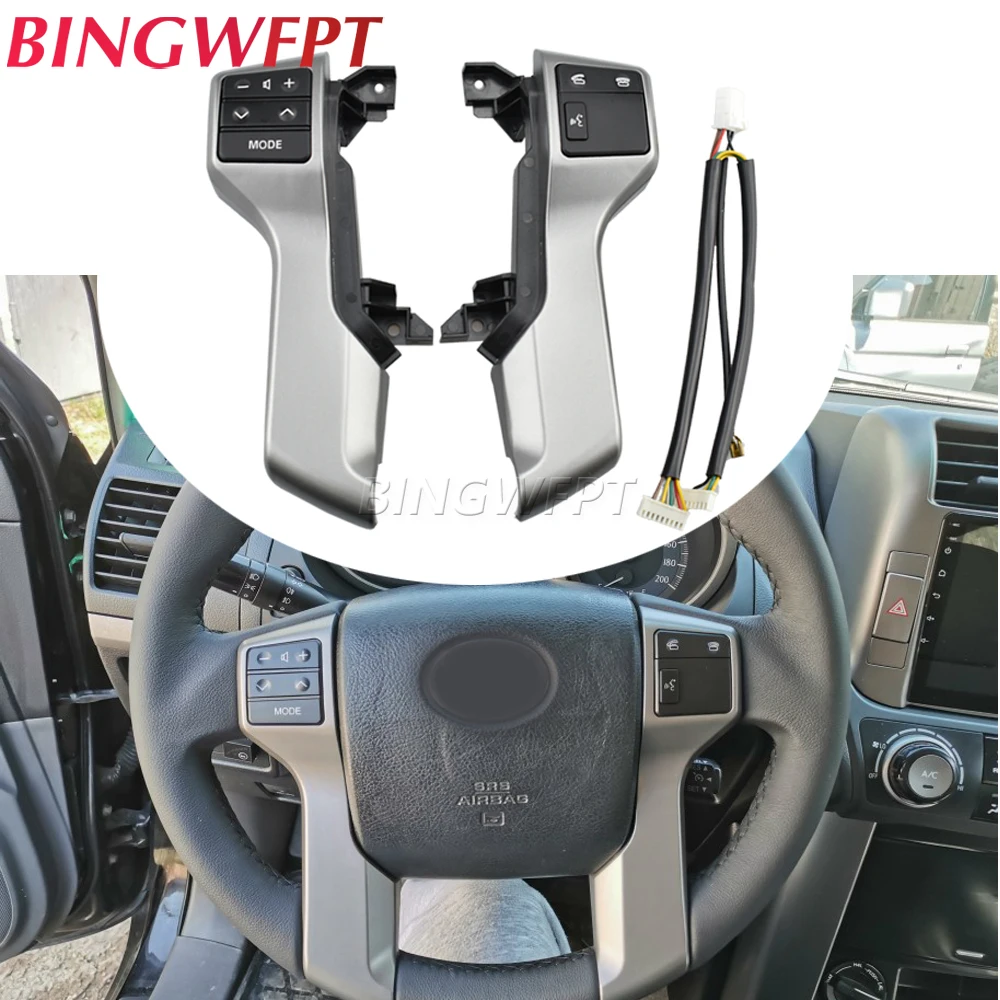 84250-60180 84250-60160 Multifunction Steering Wheel Control Switch For Toyota Land Cruiser Prado 150 GRJ150 KDJ150