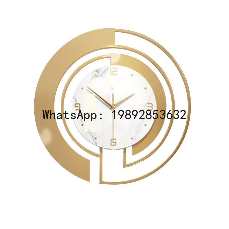 

DSA Nordic Light Luxury Clocks Wall Clocks Living Room Home Silent Modern Fashion Decoration