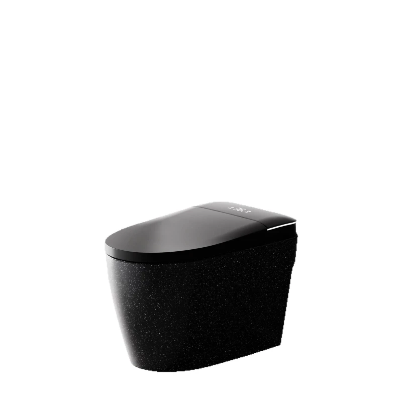 Black White Dot Smart Toilet Siphon Fully Automatic All-in-One Full-Function Aromatherapy Household Toilet