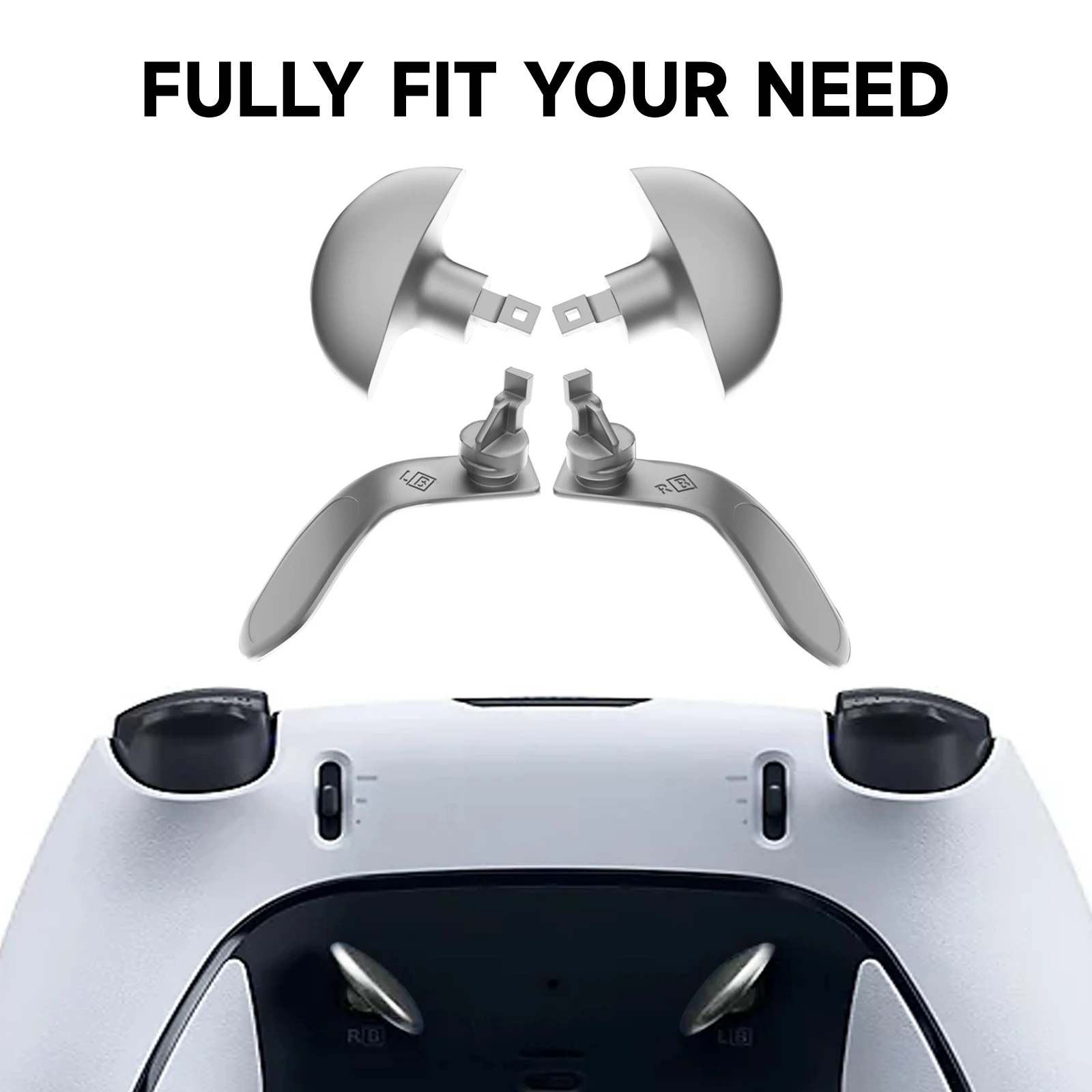 

Controller Metal Back Buttons for PS5 Edge Elite Game Controller Metal Paddles for ps5 Game Controller Trigger Replacement Parts