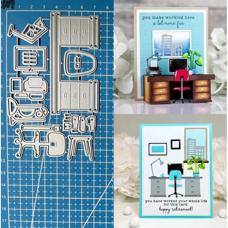 

Metal Cutting Dies Scrapbooking Table Chair Embossing Paper Card Crafts Stencils