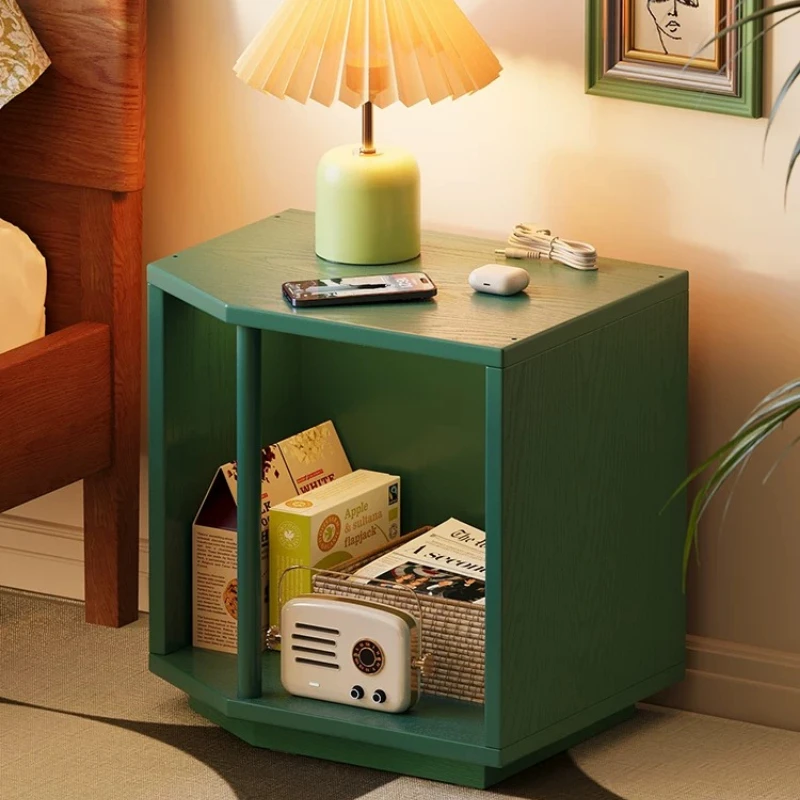 Home Bedroom Shelf Bedside Storage Artifact Modular Combination Lattice Cabinet