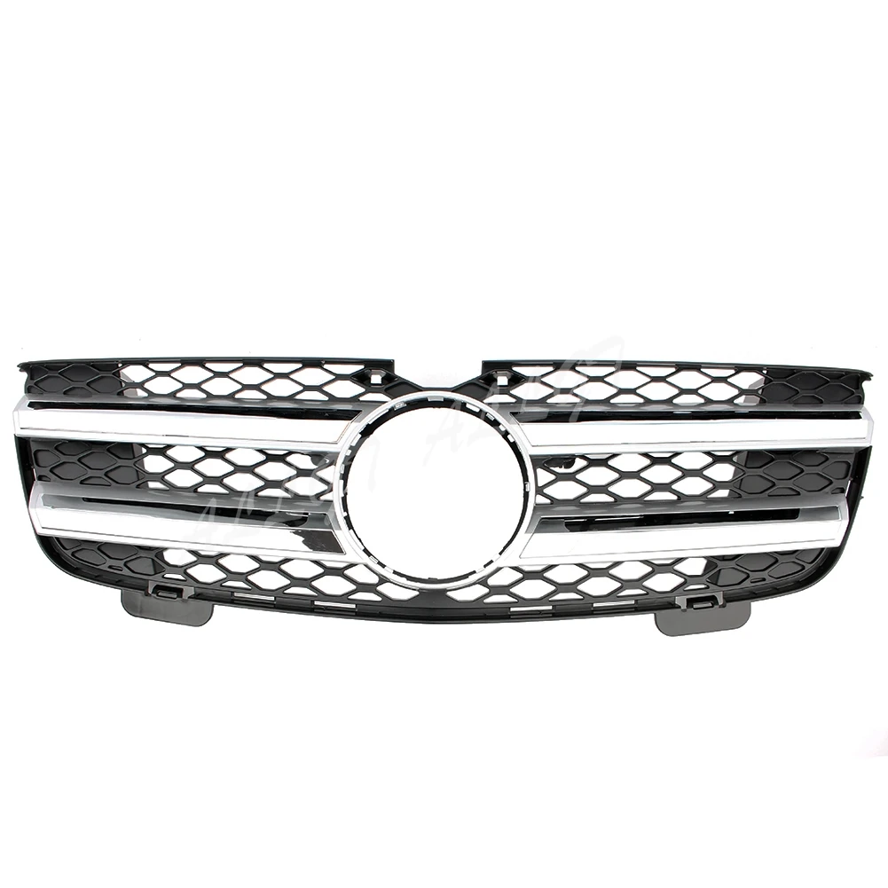 

Front Racing Facelilft Upper Grilles Cover For Mercedes-Benz X164 GL-Class 2007-2009 2 Fins OEM