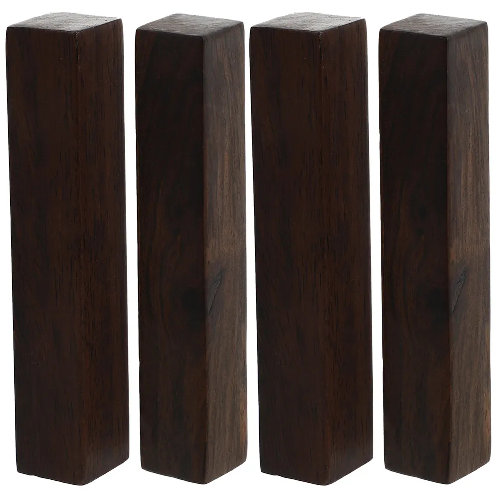 

4Pcs Traditional Wooden Paperweight Rectangular Wood Calligraphy Paper Weights for Writing Practice Chinese Calligraphy Desk