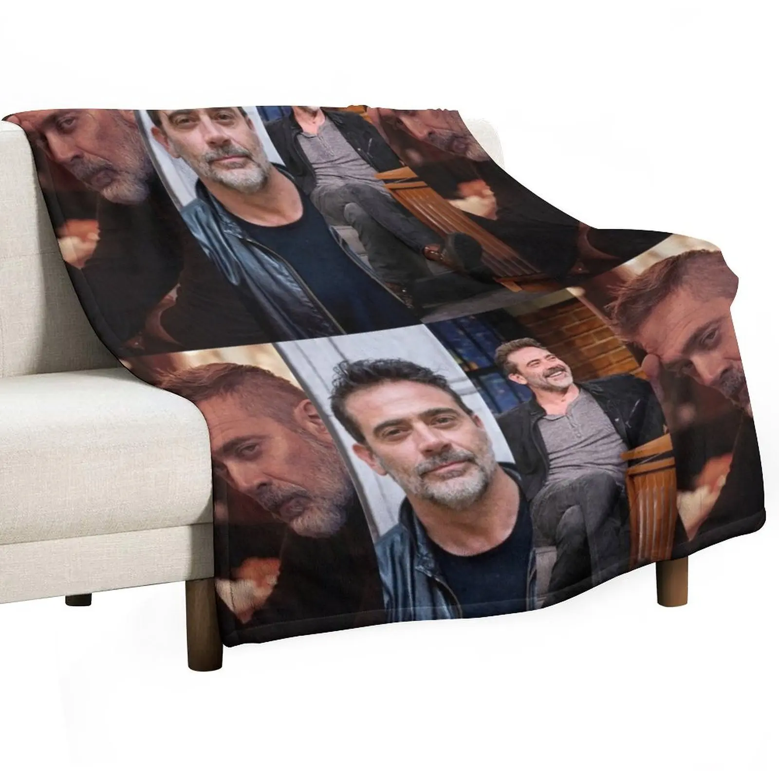 

Collage Jeffrey Dean Morgan Throw Blanket Summer Beddings Personalized Gift Blankets