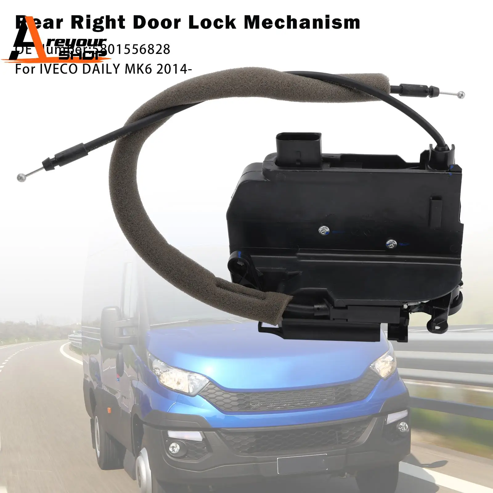 Mecanismo de fechadura da porta traseira direita 5801556828 para IVECO DAILY MK6 2014-