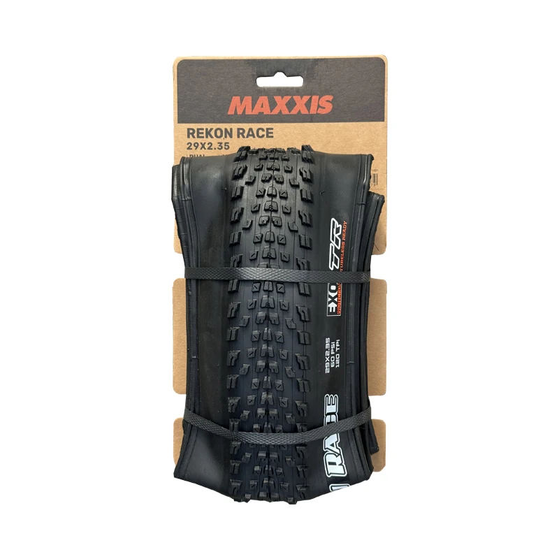 

Maxxis Rekon Race 29inch XC Mountain Bicycle Tire,60tpi/120tpi,Tubeless Ready,Folding Bead,EXO Protection (29x2.25,29x2.35)