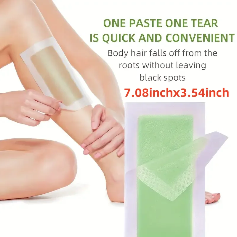 

50/30/20/10 шт. 08 дюймов X 3,54 дюйма, большой размер, двусторонняя вощеная бумага для удаления волос для лица, шеи, рук, ног, инструменты для красоты тела