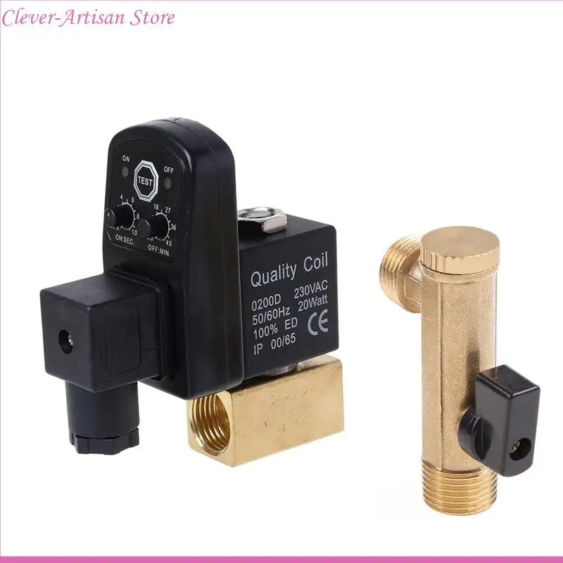 E06B G1/2 Dreno eletrônico automático para a válvula Gas 2 vias para o tanque dreno automático para