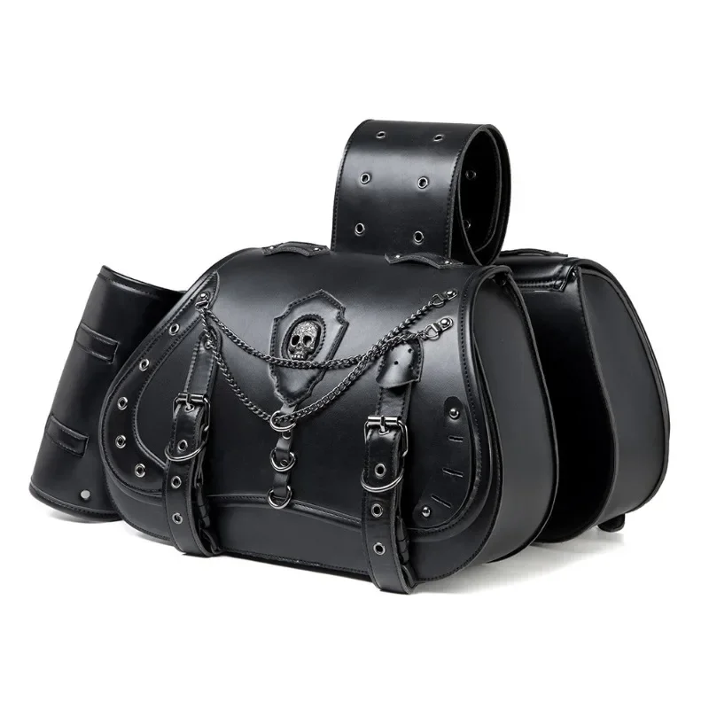 

Medieval retro motorcycle accessories modified side luggage