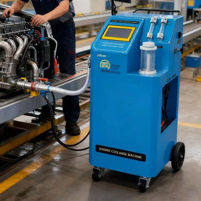 Fully Automatic Cooling System Flush Exchange Machine For Deep Cleaning Engine Coolant Change Machine