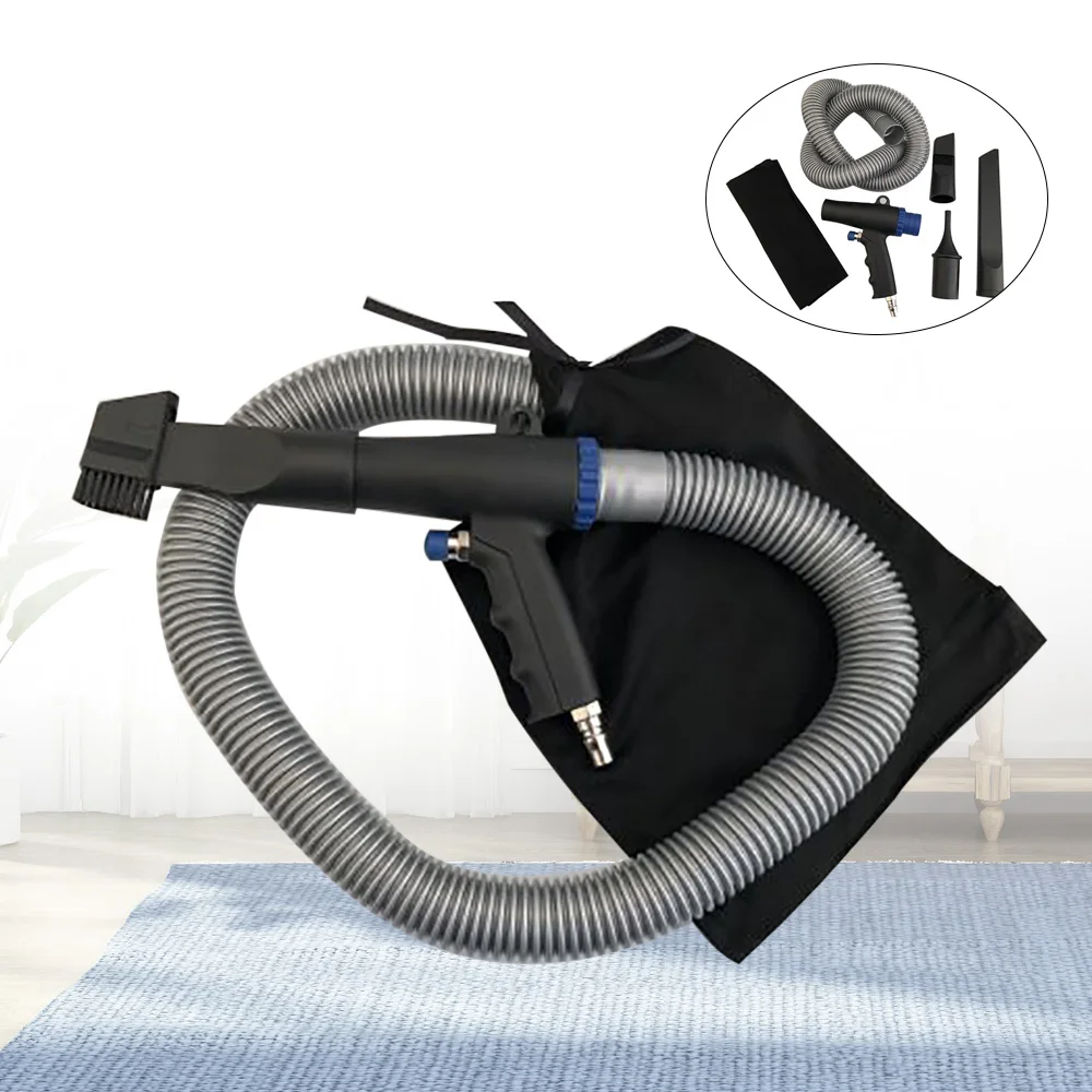 مسدس ضاغط الهواء، ضاغط منفضة الهواء، مسدس شفط مكنسة الغبار لتنفخ الهواء، نفخ الهواء والتكنس ذات الاستخدام المزدوج #5