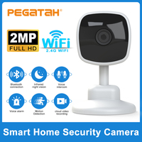 PEGATAH 1080P Wi-Fi Mini Home Security Camera 2MP Real-time APP Alerts with Motion Tracking for Baby & Pet IP Camaras V380 PRO