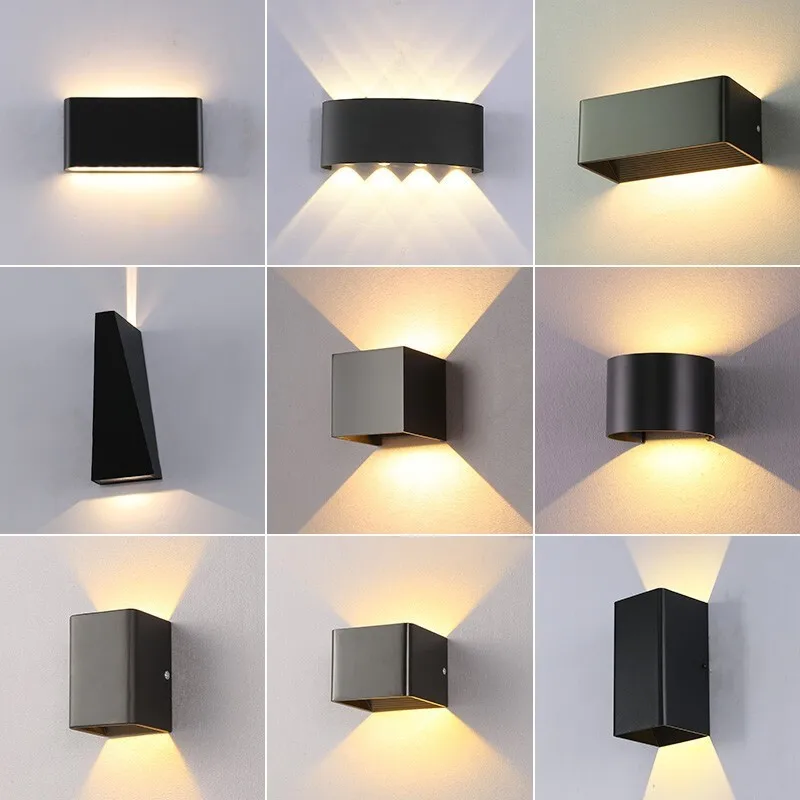 Modern Simple Outdoor Waterproof Led Wall Lamp, Hotel Creative Aisle Staircase Corridor Living Room Bedroom Bedside Wall Lamp