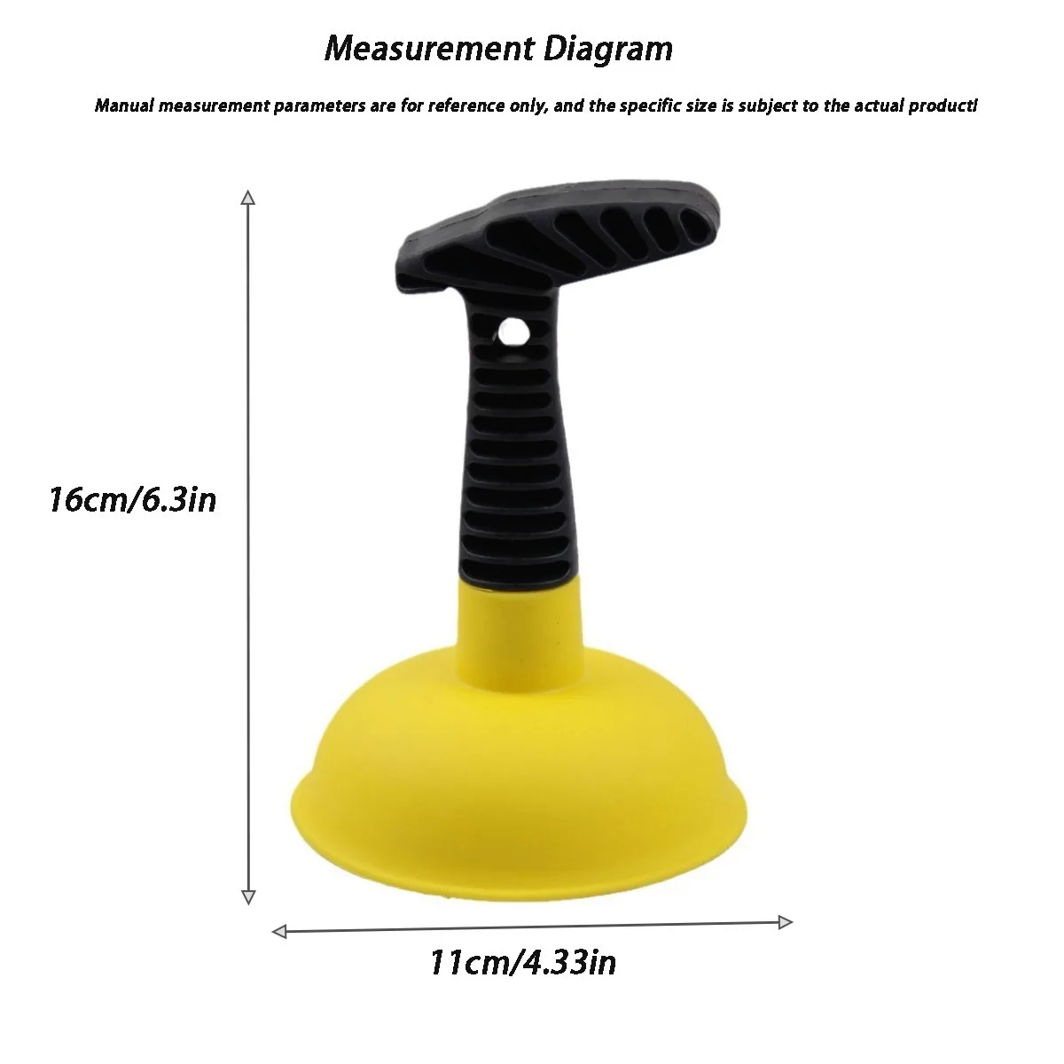 1 Piece Sink plunger, short handle mini kitchen sink, bathroom drainage pipe small dredging tool