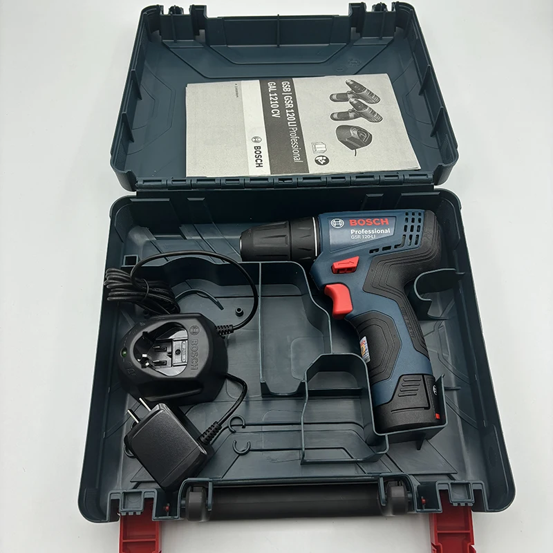 Imagem -04 - Bosch-mini Chave de Fenda sem Fio Furadeira Elétrica Portátil Conjuntos Padrão Faça Você Mesmo Home Estilo Modelo Leve Gsr 120-li 12v