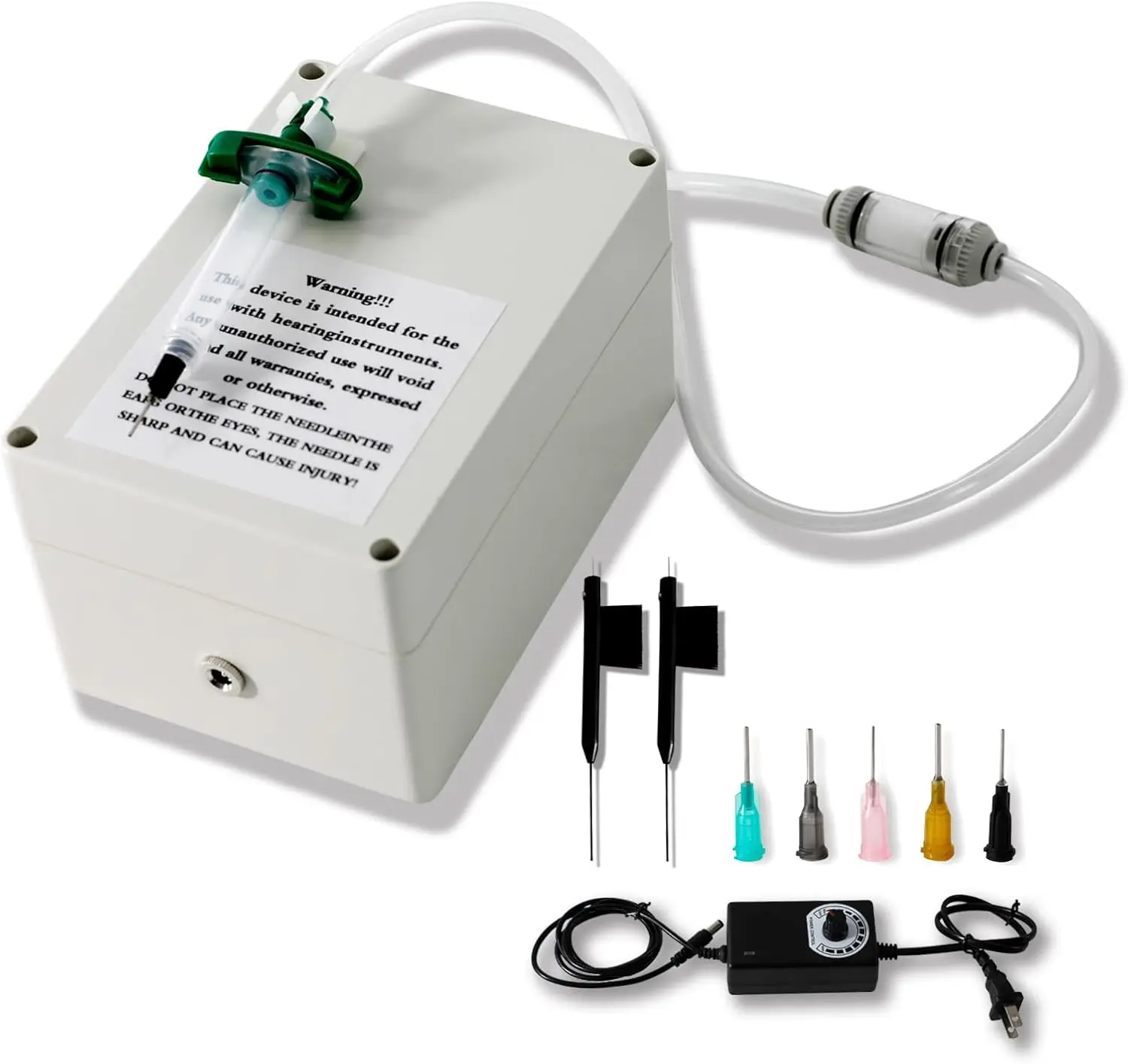Hearing Aid Vacuum Cleaner Kit for Removing Debris and Earwax from Hearing Aids, Filters, Tubes