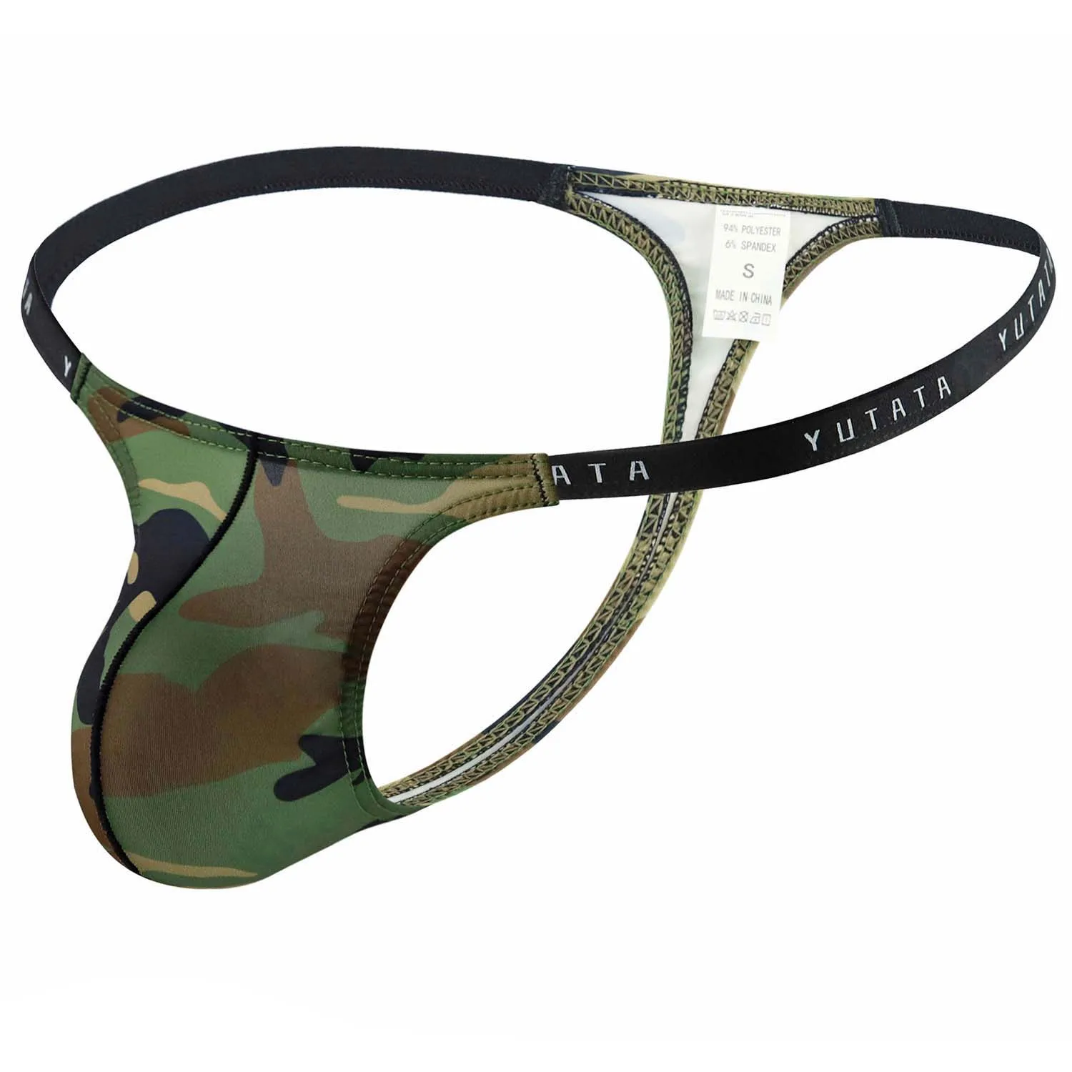 

Mens Sexy Thong Camouflage Underwear Ropa Interior Hombre Hot T Back String Japonais Adult for Man мужские стринги