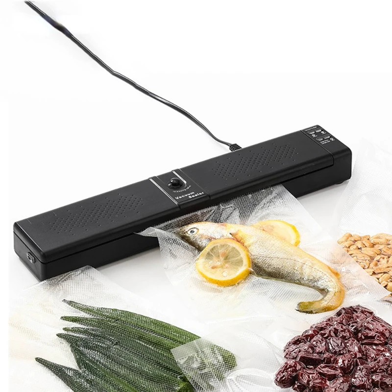 Household Food Vacuum Sealer Food Packaging Machine Film Sealer EU Plug Food Packer Food Saver Commercial Vacuum Food Sealing